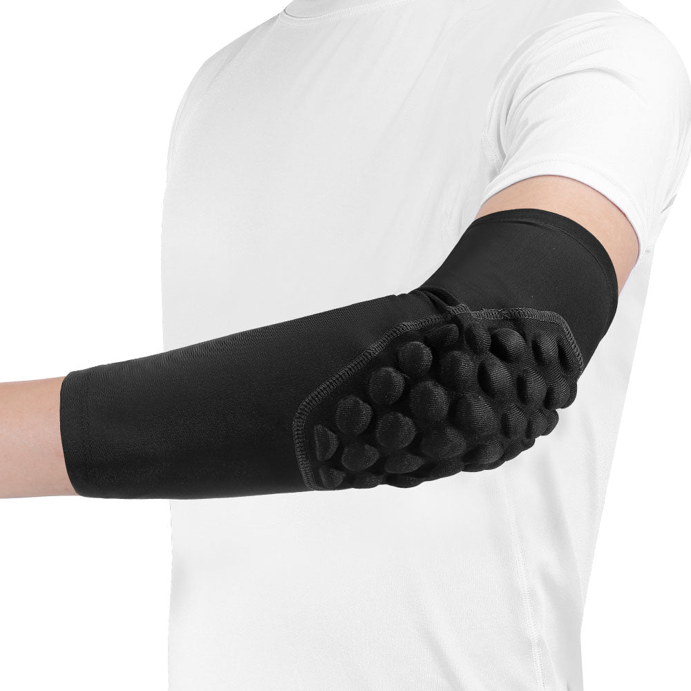 Youth Athletic Elbow Supports with Padded Protection - 2 Pack