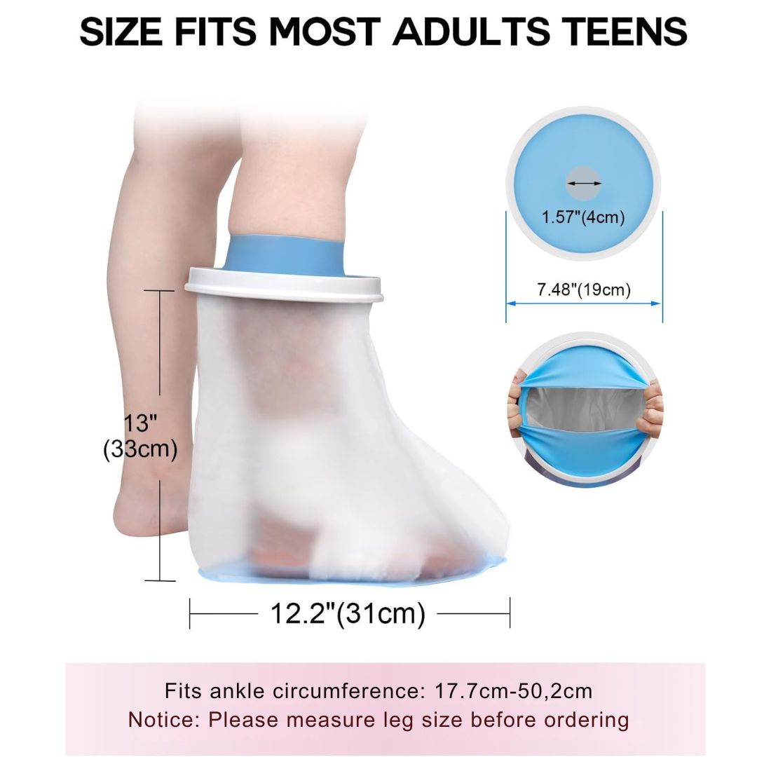 Waterproof Foot Cover for Shower