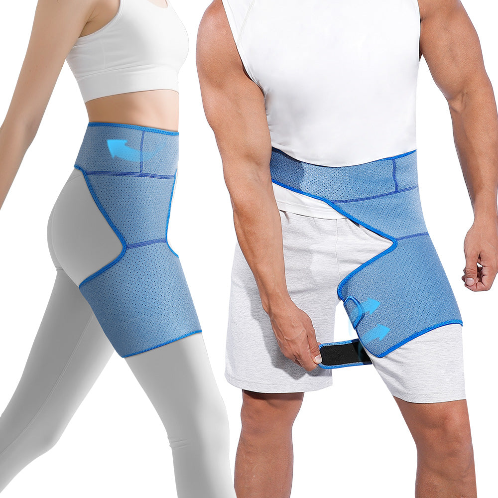 Universal Thigh Support Wrap Adjustable Fit for Sciatica Pain Relief