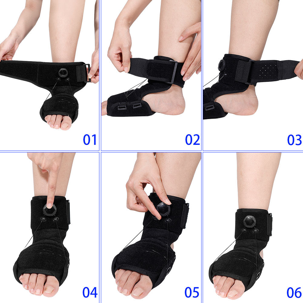Adjustable Ankle Support Brace with Rotating Buckle - 1 Pack