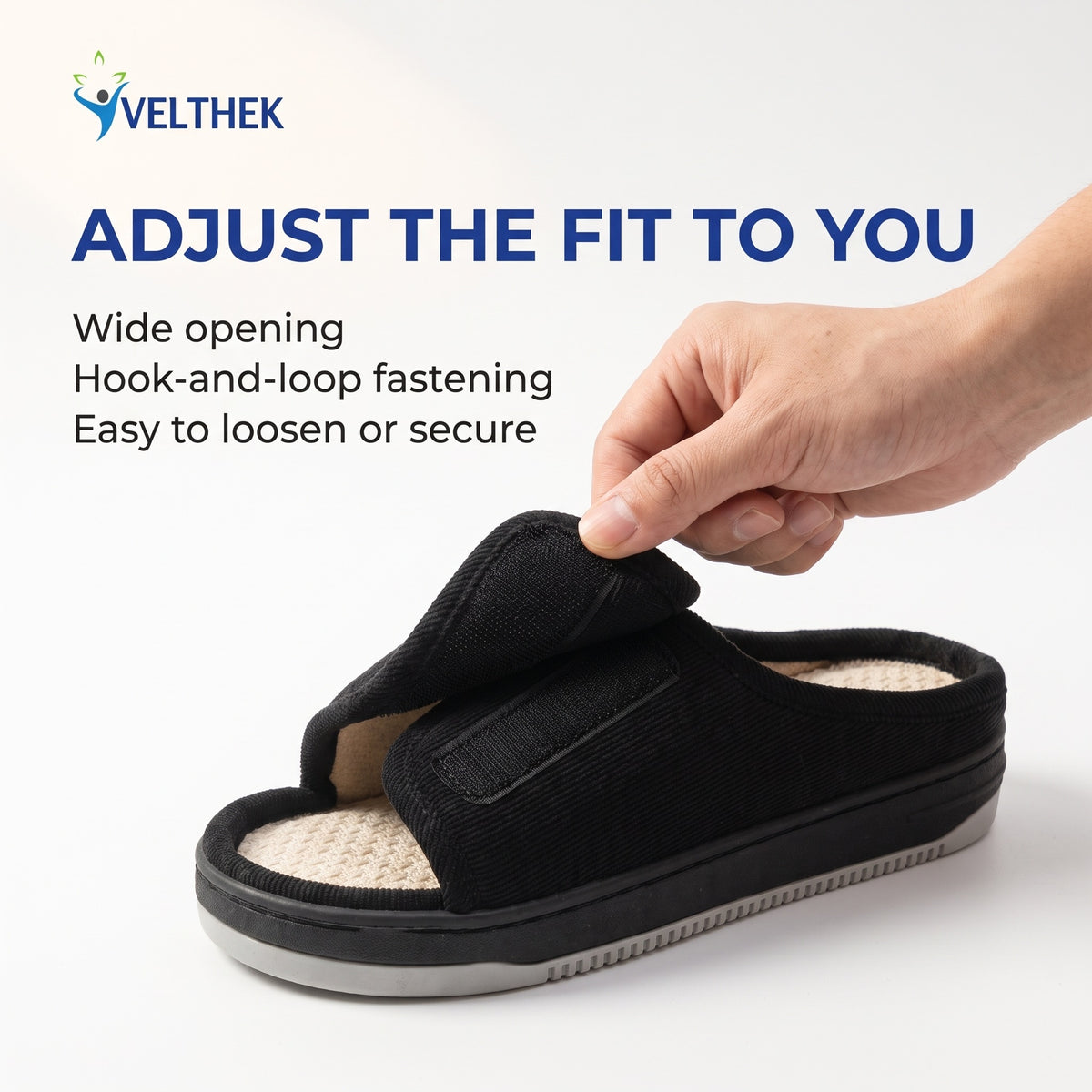 Velthek ComfortFit Diabetic Slippers