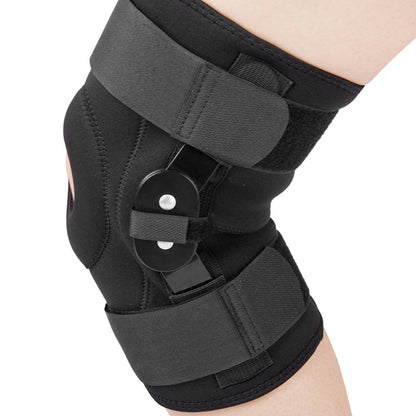 Flexible Hinged Open Patella Knee Support Brace