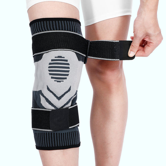 Comfortable Adjustable Knee Support Brace for Runners 2 Pack - Velthek
