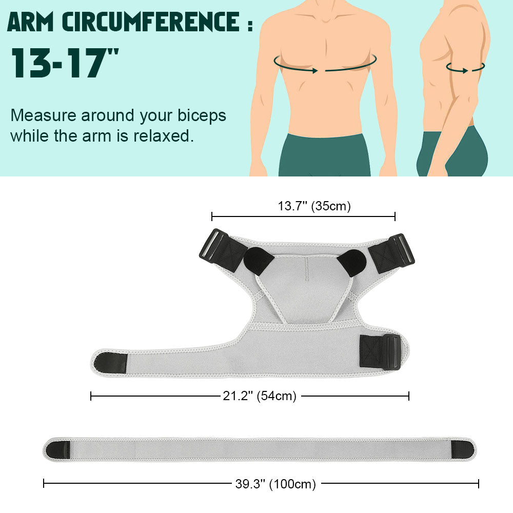 Therapeutic Shoulder Ice Wrap with Removable Cold Pack