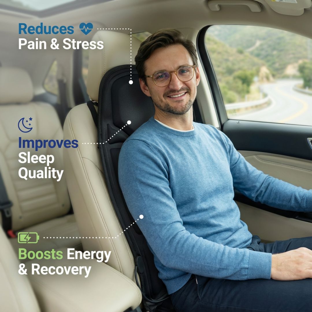 The Premium Massage Chair With Heated Back Neck Cushion