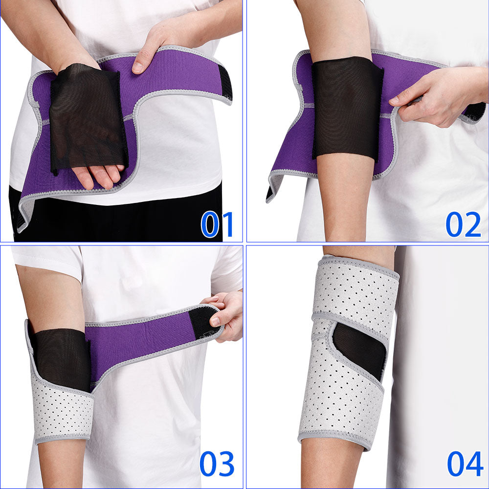 Flexible Neoprene Elbow Support Sleeves 2 Pack