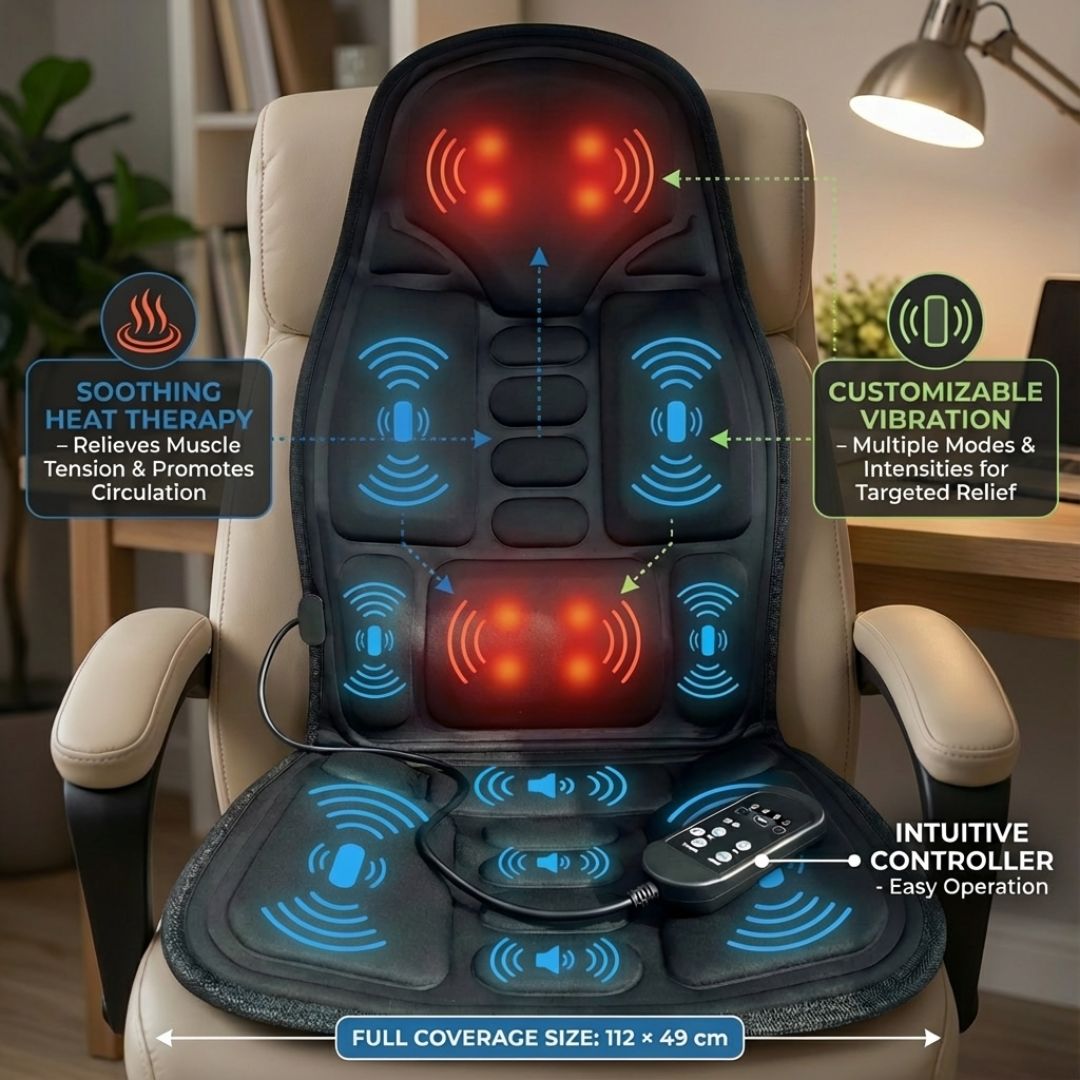 The Premium Massage Chair With Heated Back Neck Cushion