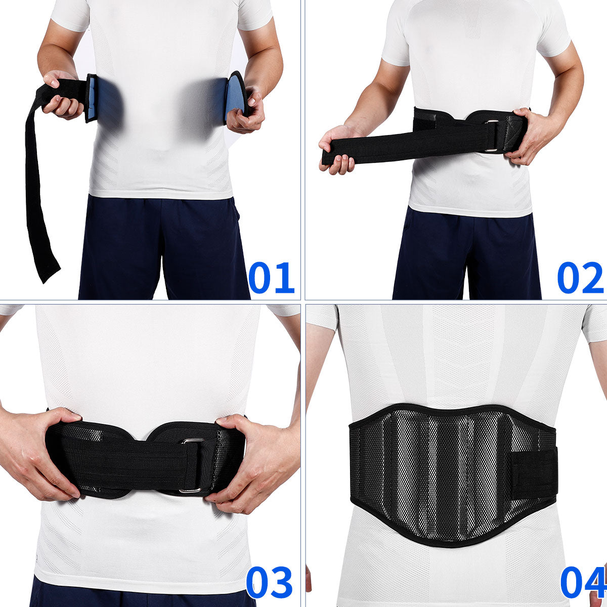 Velthek Ergonomic Back Support for Spine Protection, Vibrant and Flexible