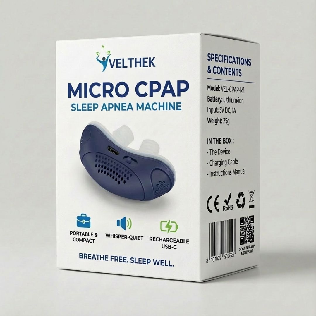 Micro CPAP Sleep Apnea Machine For Travel & Anti Snoring - CPAP Alternative