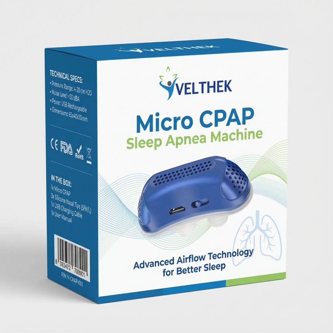 Micro CPAP Sleep Apnea Machine For Travel & Anti Snoring - CPAP Alternative
