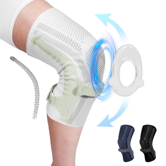 Athletic Knee Support Brace for Joint and Patella Stability - 2 Pack - Velthek