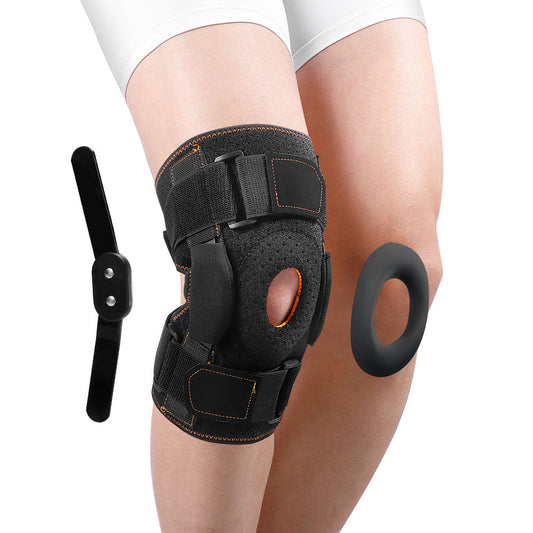 Strong Hinged Knee Support Brace with Metal Stabilizer - Velthek