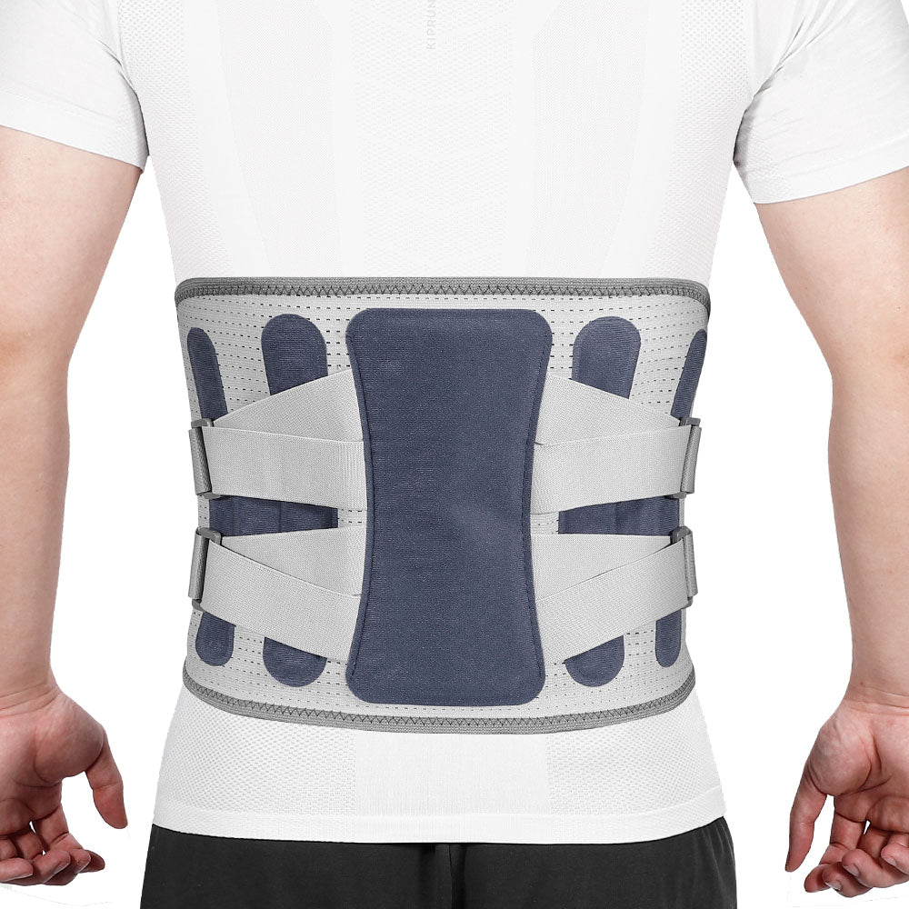 Adjustable Thermal Back Support with Detachable Pads