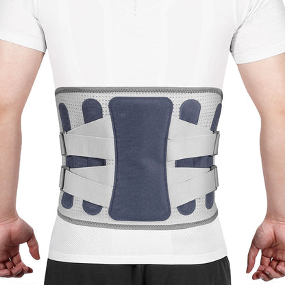 Adjustable Thermal Back Support with Detachable Pads