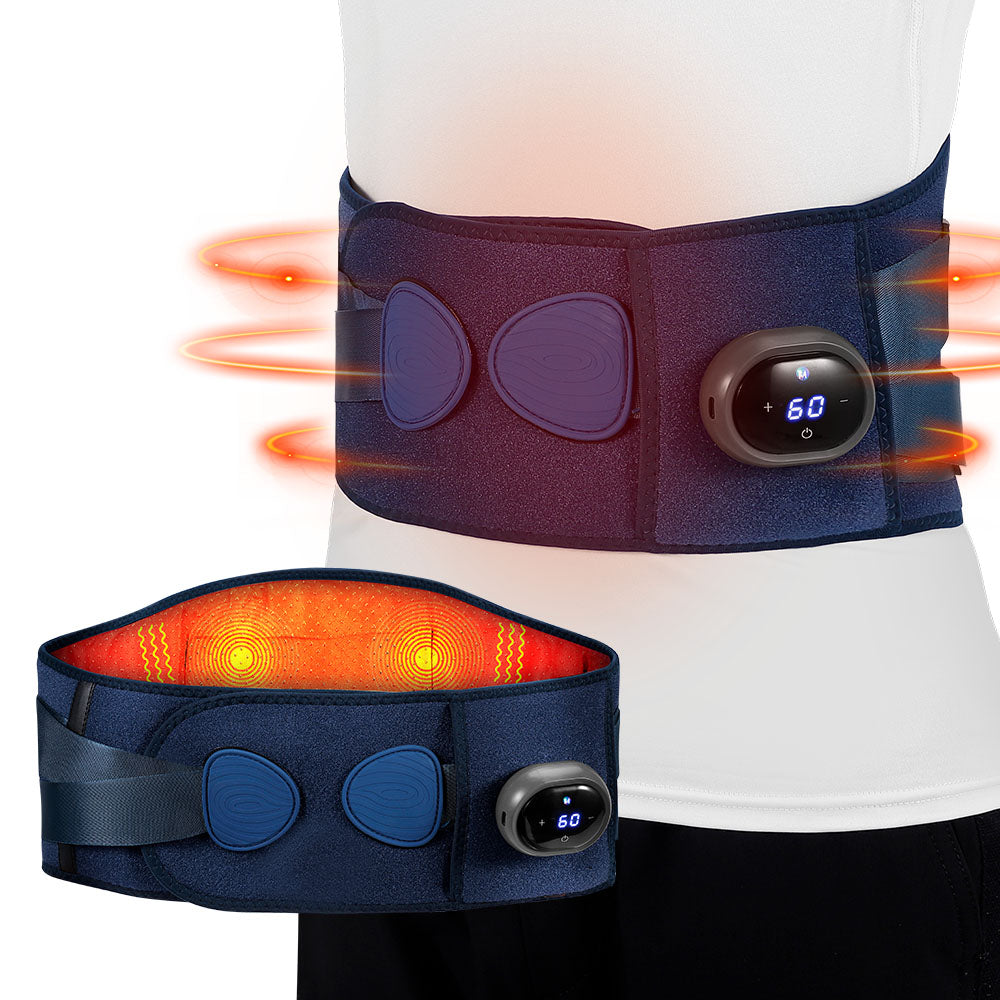 Thermal Electric Back Support Massager Belt