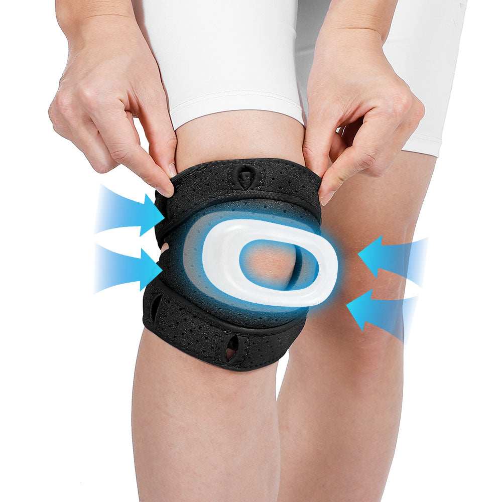 Comfortable Sports Knee Patella Strap - 2 Piece Set