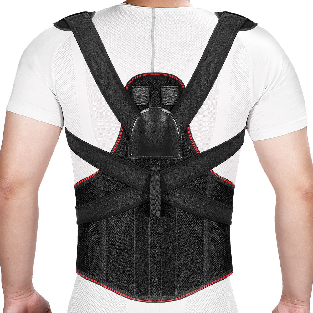 Adjustable Unisex Lumbar Back Support Corrector Belt - Velthek