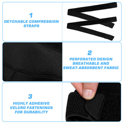 Flexible Sports Double Shoulder Support Brace for Fitness