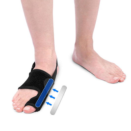 Strong Ankle Support for Bunion Relief with Metal Plate - Velthek