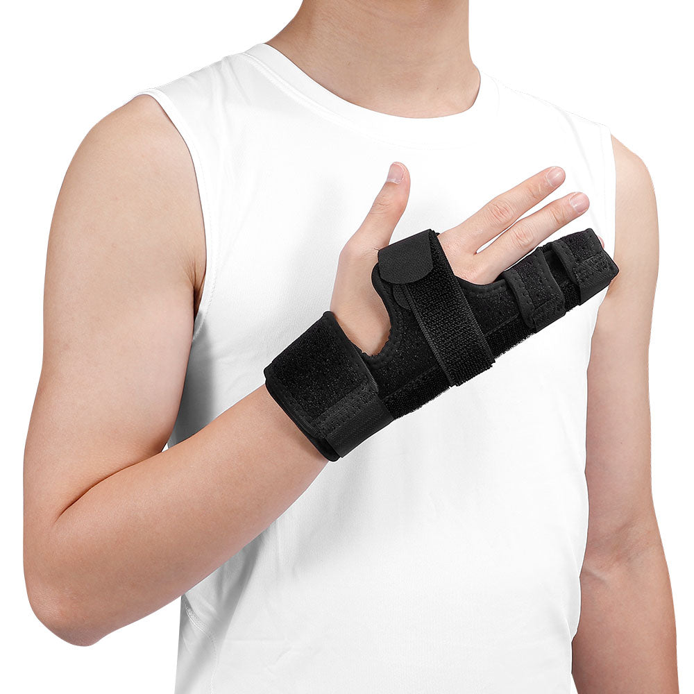Strong Wrist Support Brace with Metal Plate for Finger