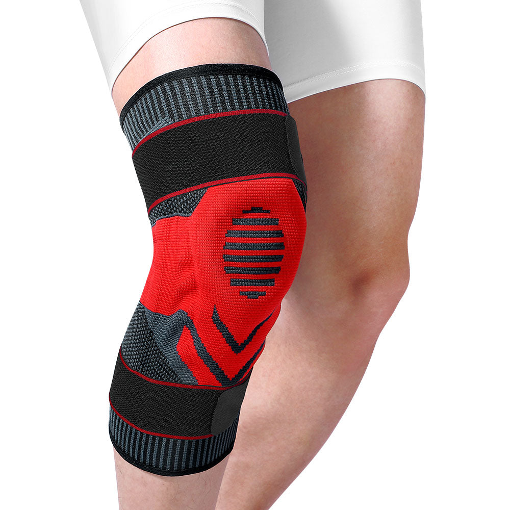 Comfortable Adjustable Knee Support Brace for Runners 2 Pack