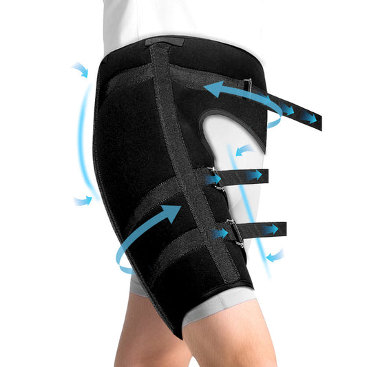 Universal Thigh and Hip Wrap Adjustable Sciatica Relief Band - Velthek