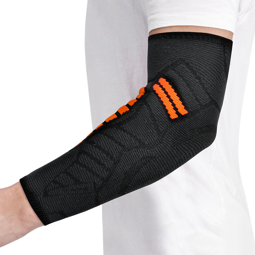 Supportive Elbow Compression Sleeves 2 Pack for Men Women