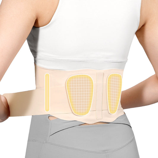 Supportive Lumbar Back Brace with Adjustable Compression Strap - Velthek