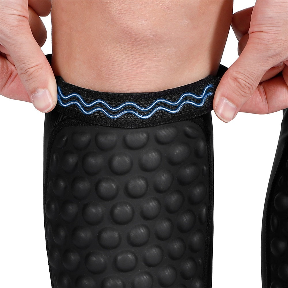 Velthek Athletic Football Leg Sleeves with Protective EVA Pads