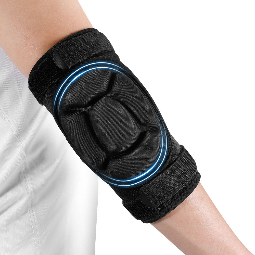 Protective Elbow Pads with Secure Fit Straps - 2 Pack