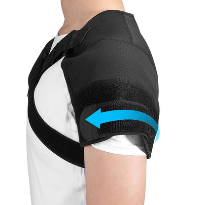 Flexible Sports Double Shoulder Support Brace for Fitness