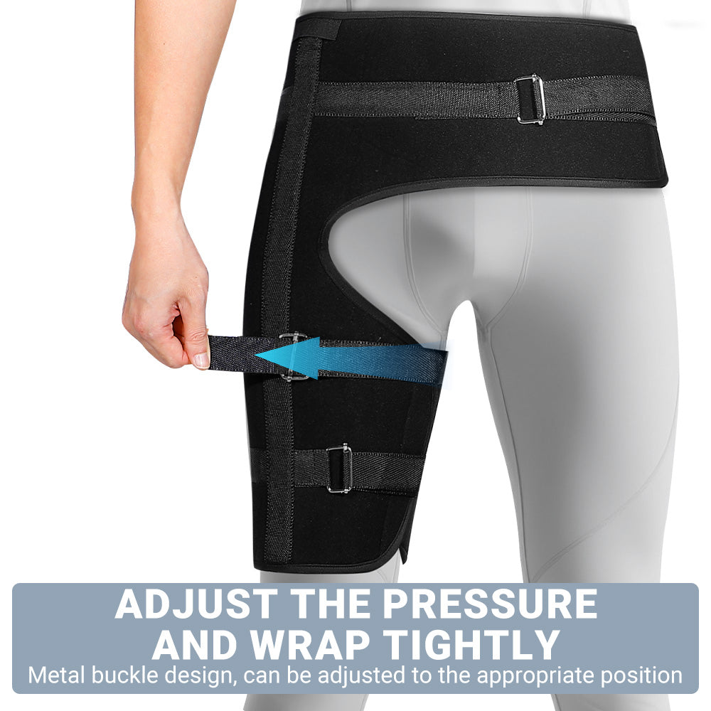Universal Thigh and Hip Wrap Adjustable Sciatica Relief Band