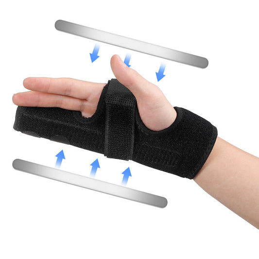 Strong Wrist Support Brace with Metal Plate for Finger - Velthek