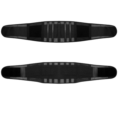 Adjustable Lower Back Support Belt with Detachable Stabilizer Strips