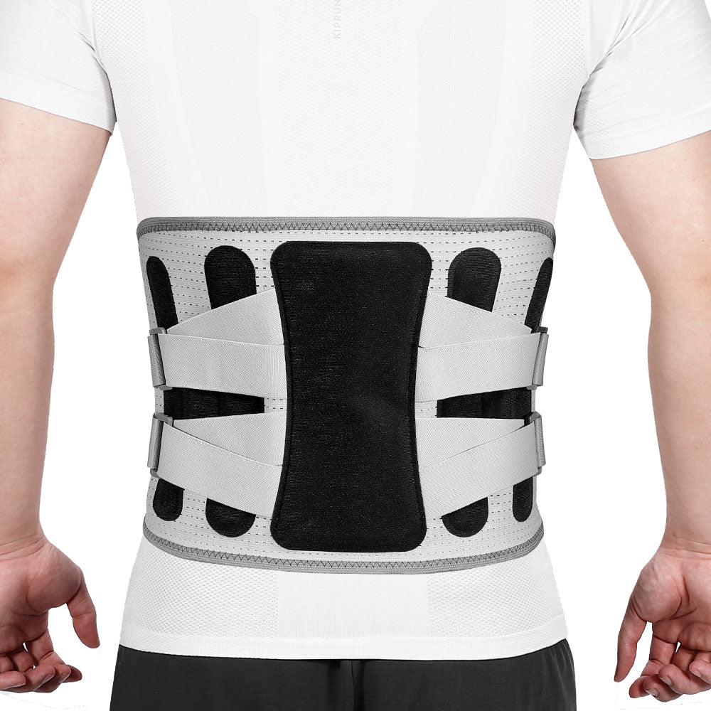 Adjustable Thermal Back Support with Detachable Pads