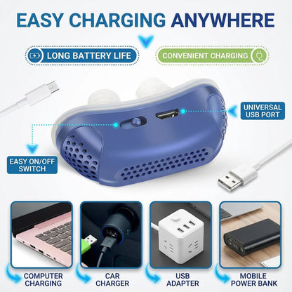 Micro CPAP Sleep Apnea Machine For Travel & Anti Snoring - CPAP Alternative