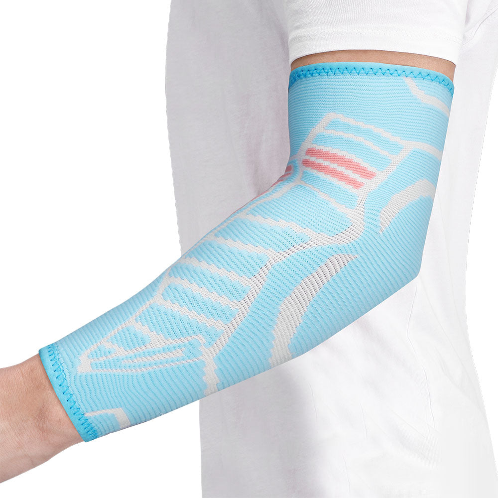 Supportive Elbow Compression Sleeves 2 Pack for Men Women