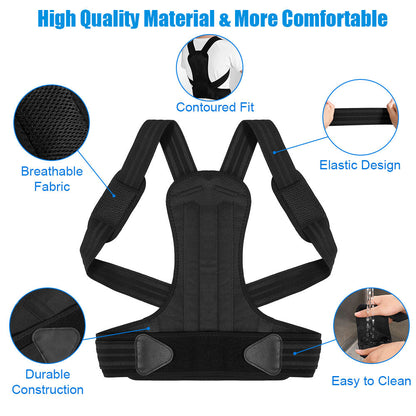 Ergonomic Back Support for Correct Posture Alignment