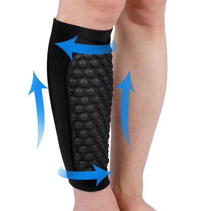 Velthek Athletic Football Leg Sleeves with Protective EVA Pads