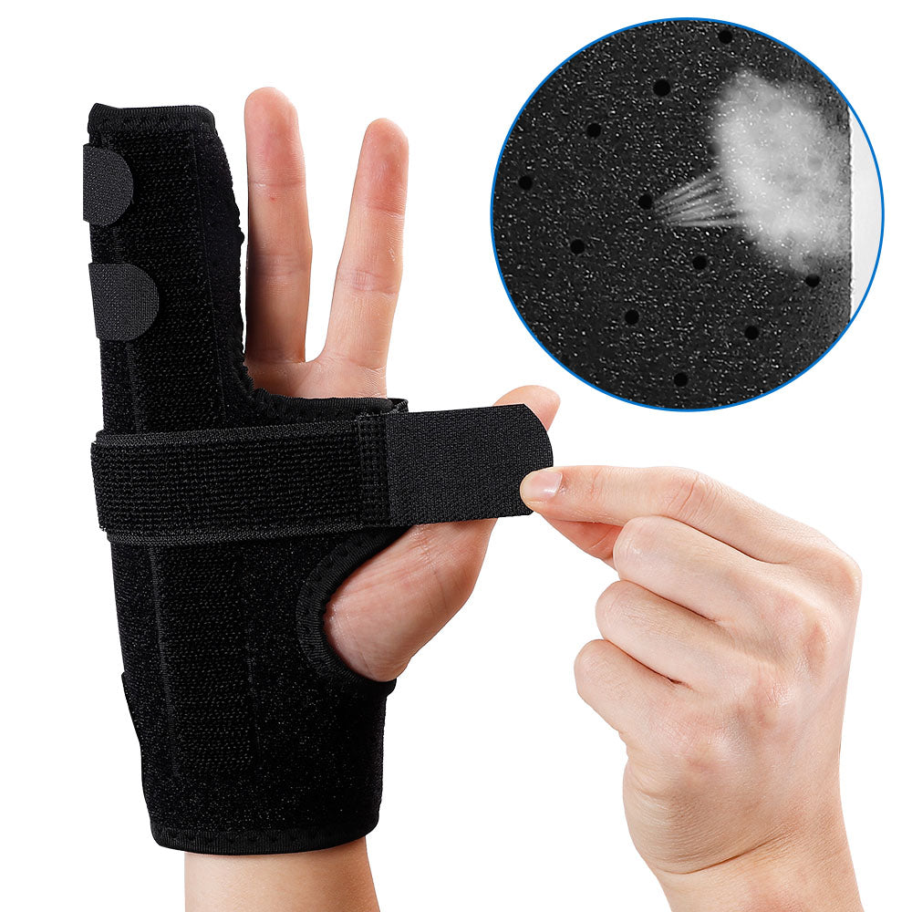 Strong Wrist Support Brace with Metal Plate for Finger