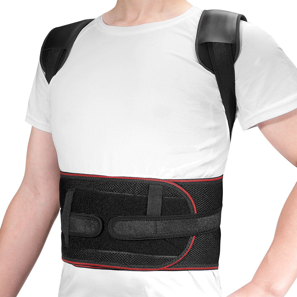 Adjustable Unisex Lumbar Back Support Corrector Belt