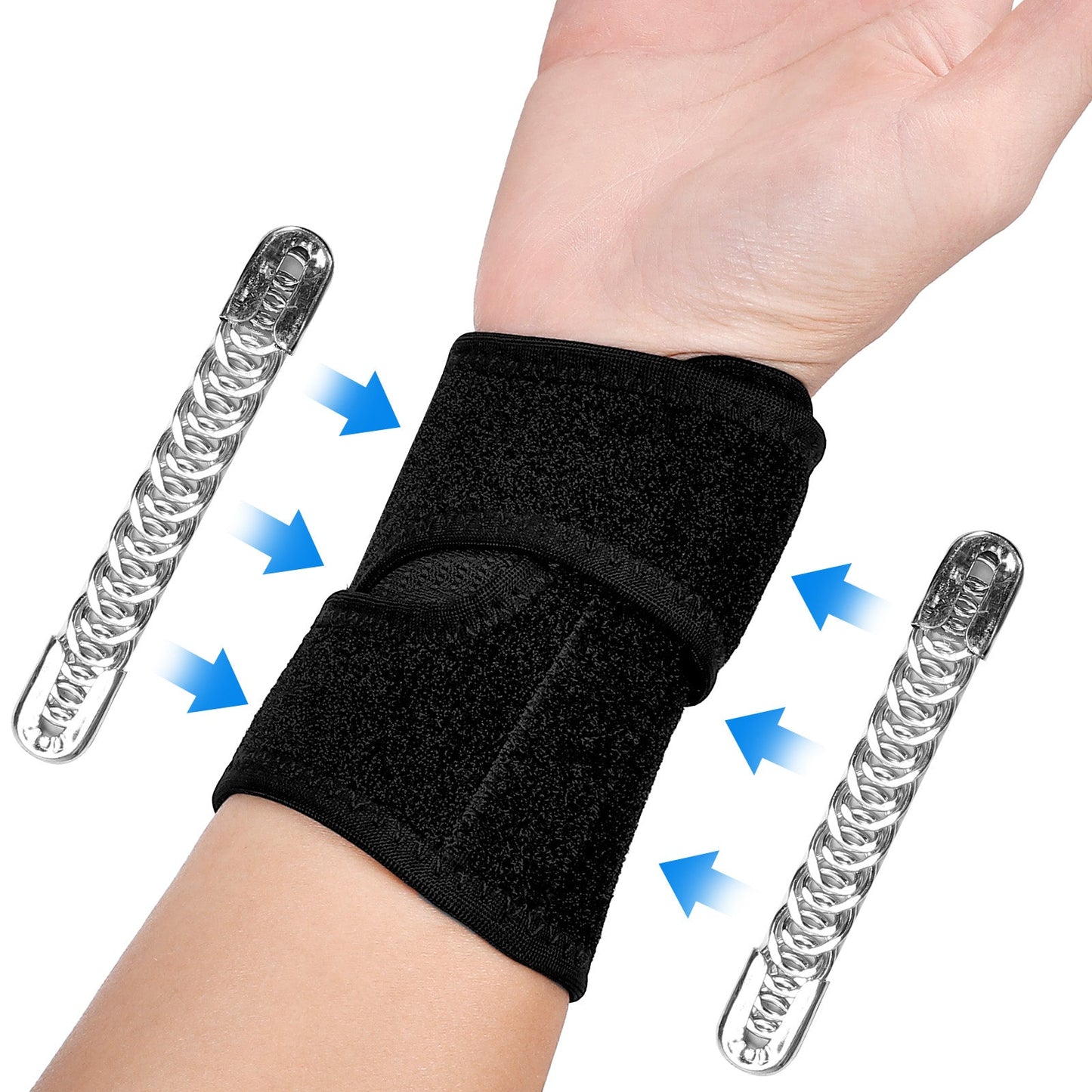 Athletic Wrist Support Bands Reduce Injury - 2 Pack