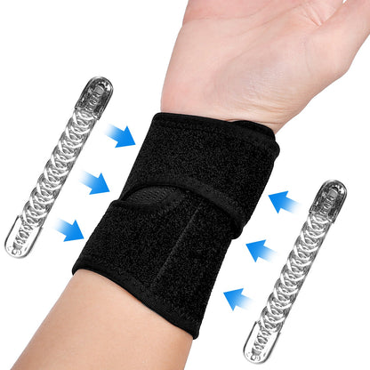 Athletic Wrist Support Bands Reduce Injury - 2 Pack