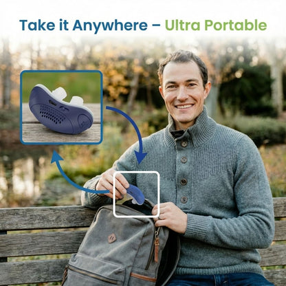 Micro CPAP Sleep Apnea Machine For Travel & Anti Snoring - CPAP Alternative