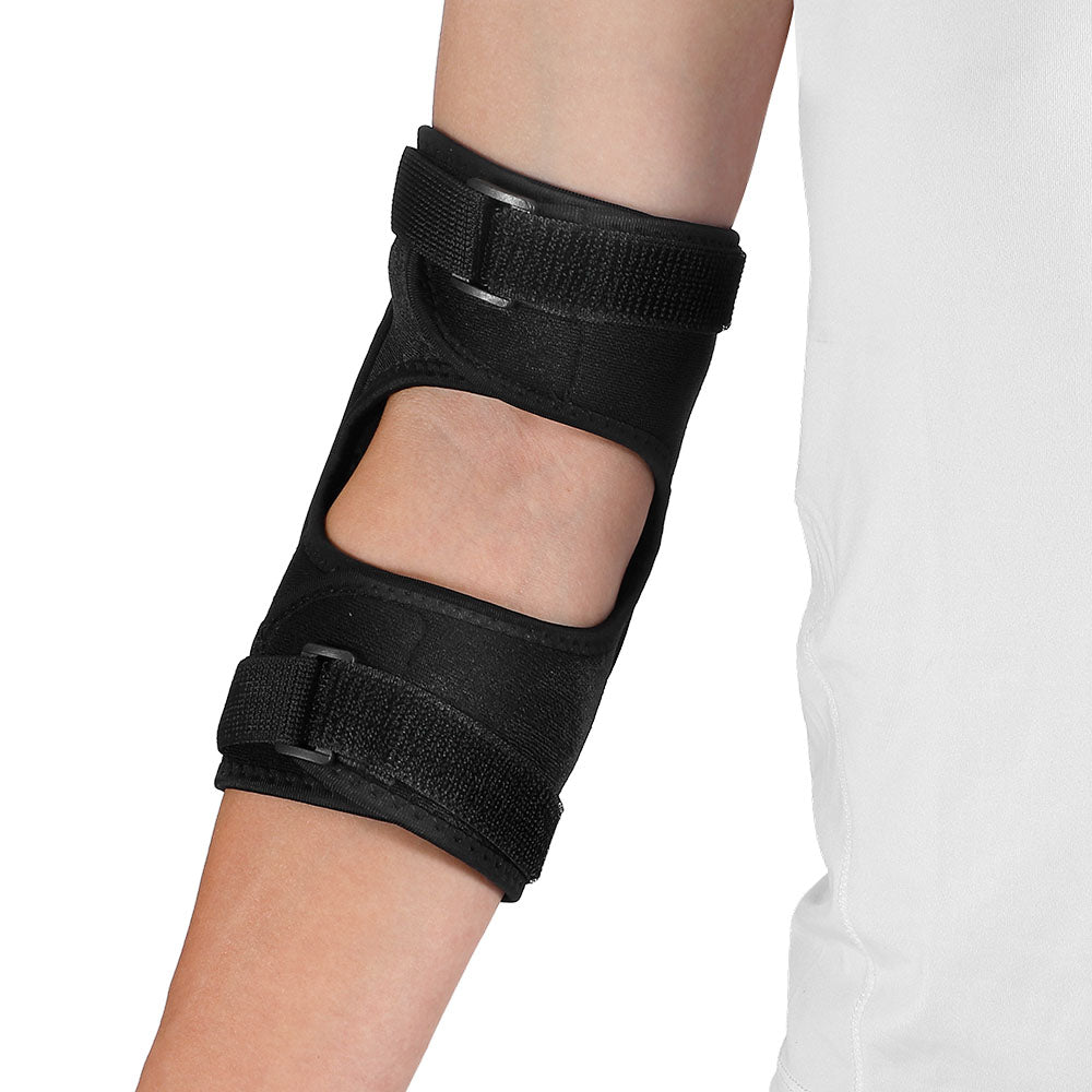Protective Elbow Pads with Secure Fit Straps - 2 Pack