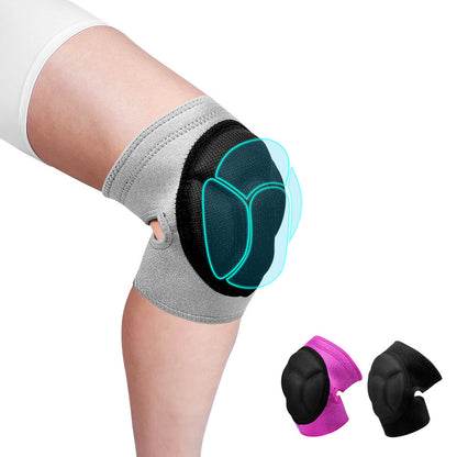 Fivali Athletic Knee Sleeves with Cushioned Pad Support - Velthek