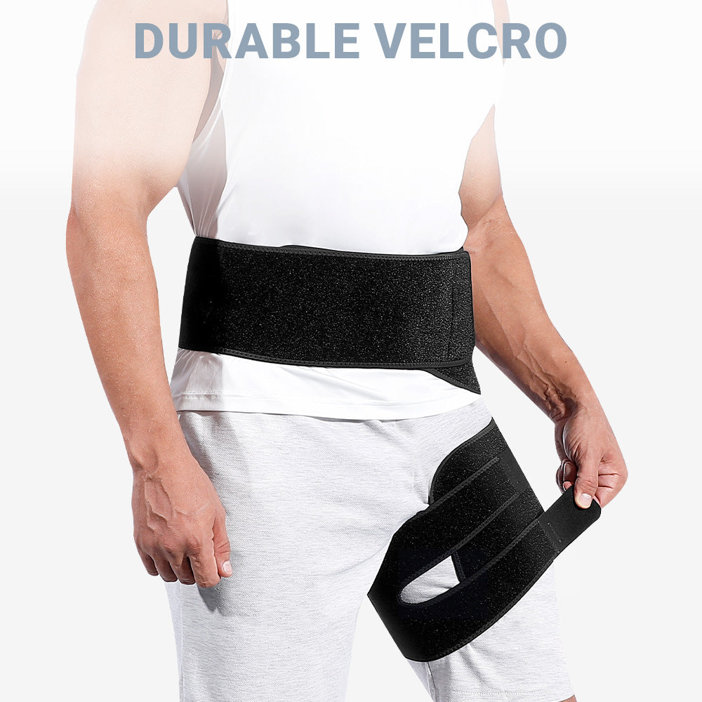 Universal Thigh Support Wrap Adjustable Fit for Sciatica Pain Relief
