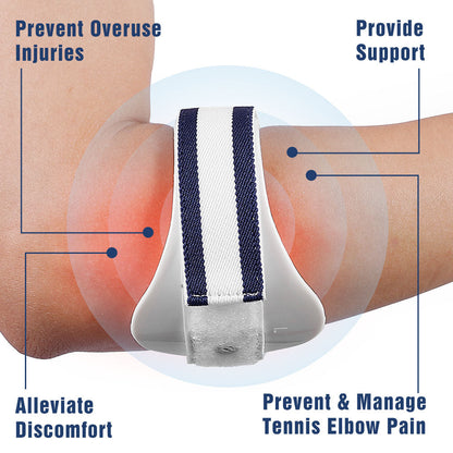 Comfortable Neoprene Tennis Elbow Support Band – 2 Pack
