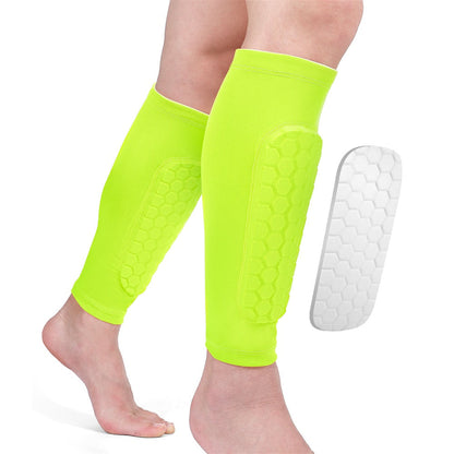 Protective Velthek Football Calf Sleeves with Pads 2 Pack