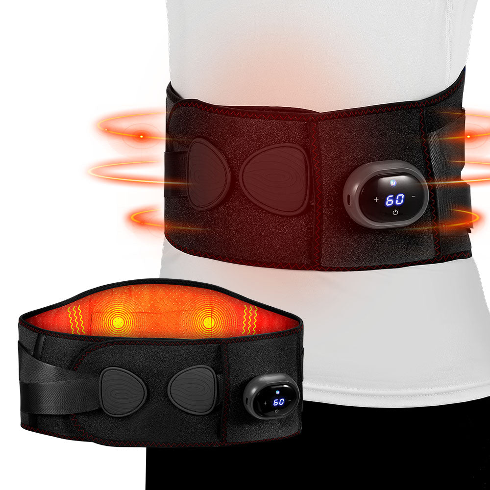 Thermal Electric Back Support Massager Belt